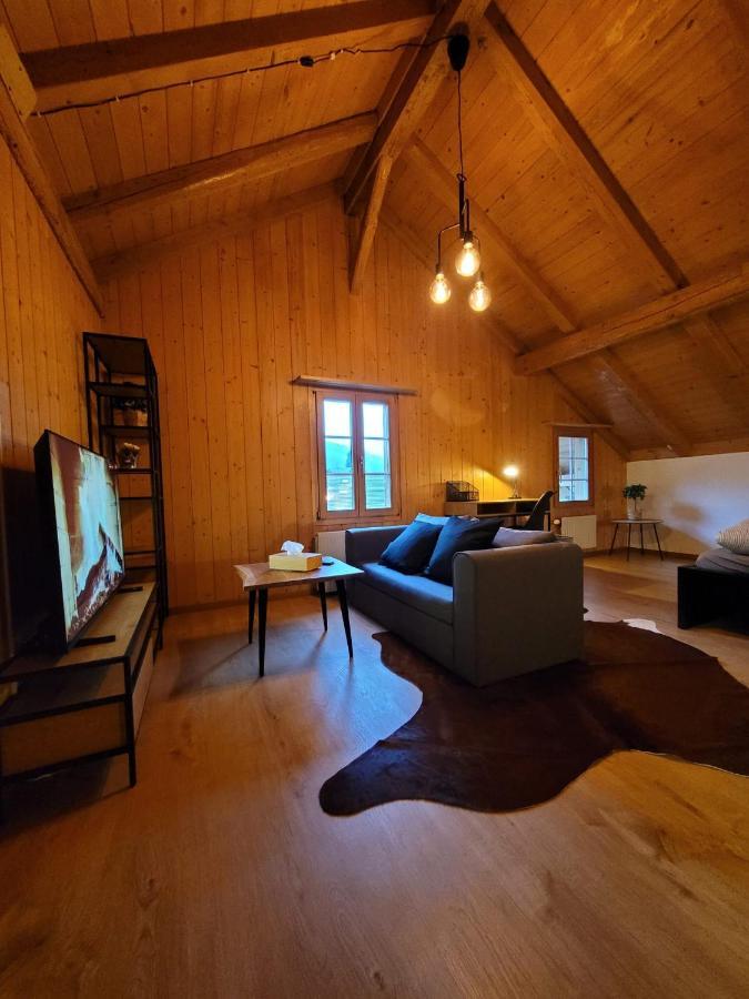 Forest View Apartment In Leissigen By Interlaken With No Kitchen Kültér fotó